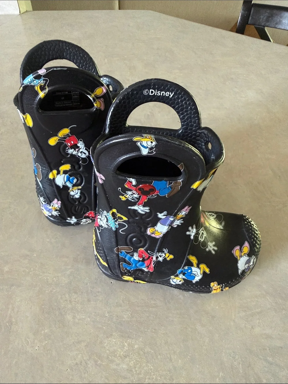 Disney Mickey Mouse Croc Rainboots